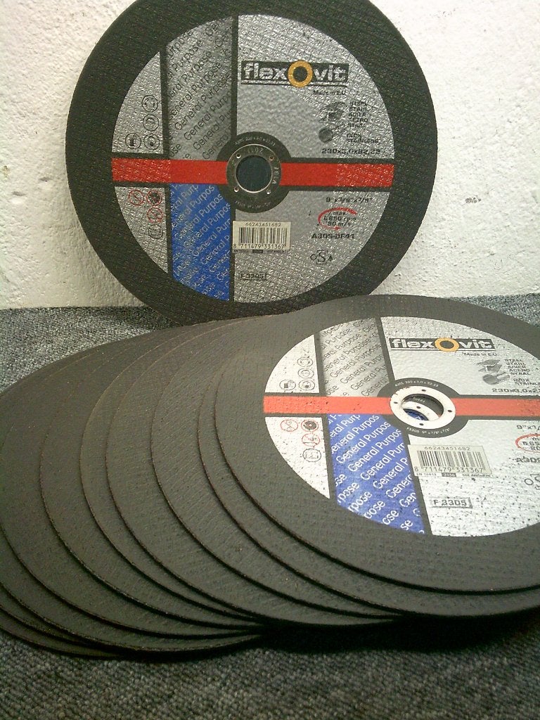Flexovit  230x3.0x22.23 Steel Cutting discs, Ophalen of Verzenden, Nieuw, 1000 watt of meer, Haakse handslijpmachine