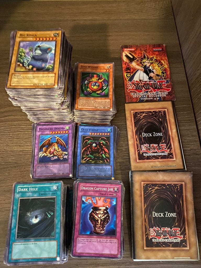Yu-gi-oh kaarten: zeer oude common verzameling: 600+ kaarten, Ophalen, Gebruikt, Meerdere kaarten