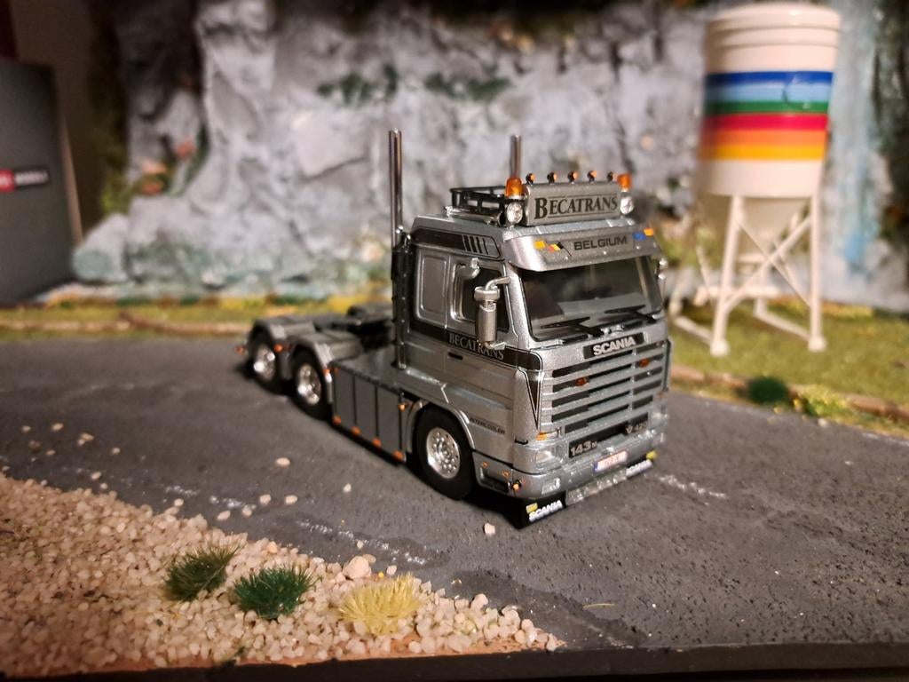 WSI Scania Becatrans, Hobby en Vrije tijd, Modelauto's | 1:50, Ophalen of Verzenden, Nieuw, Bus of Vrachtwagen, Wsi
