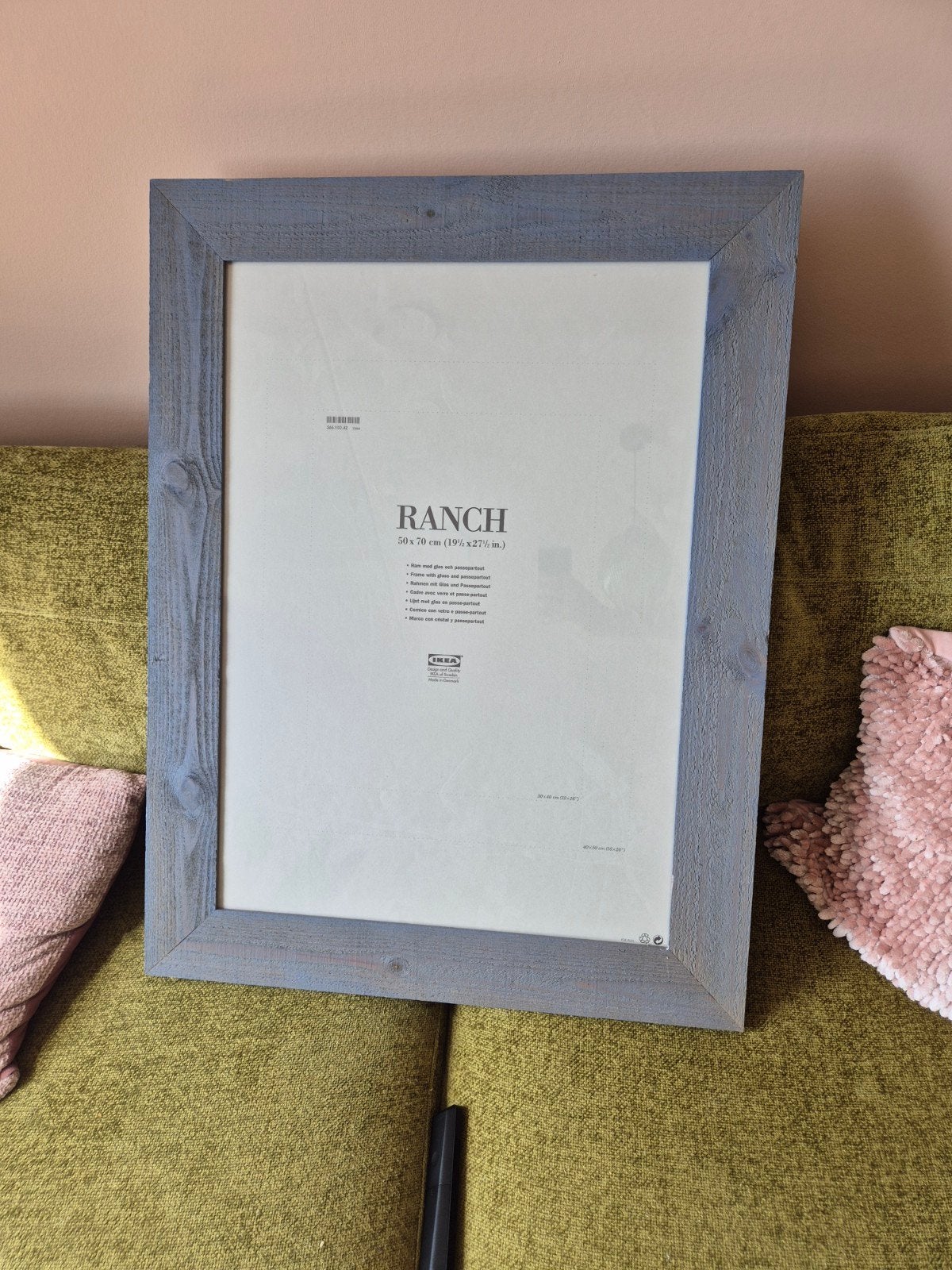 ranch ikea fotolijst, Ophalen, Hout, Grijs, Fotolijst