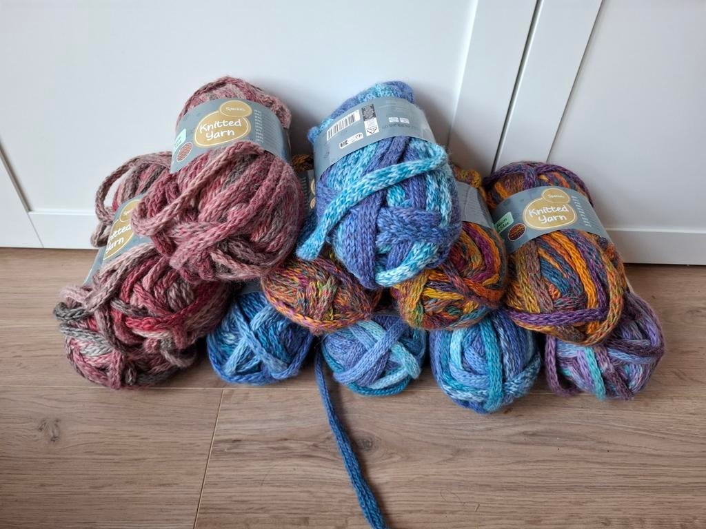 Bolletjes wol - 11 x 250 gram - Diverse kleuren, Ophalen of Verzenden