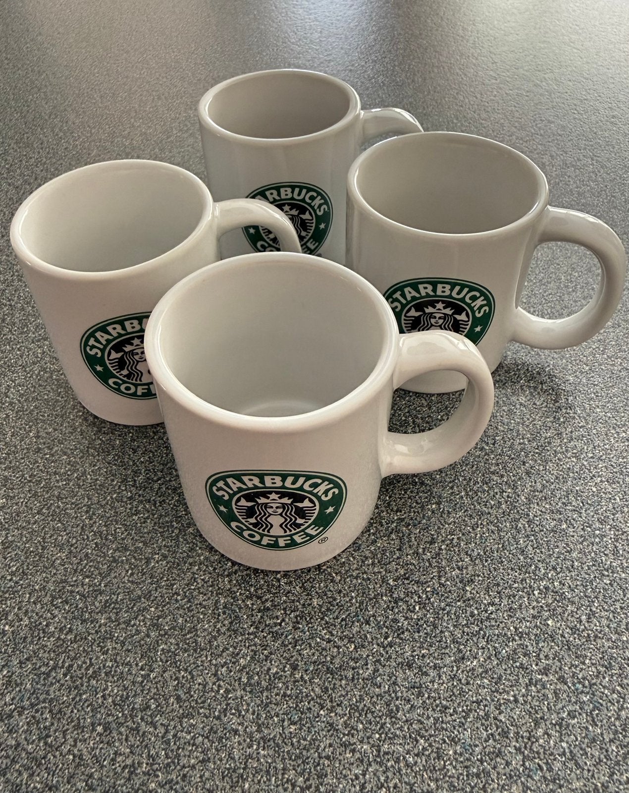 4 Starbucks espresso kopjes / demitasse – Rastal – oud logo, Keramiek, Ophalen of Verzenden, Zo goed als nieuw, Overige stijlen
