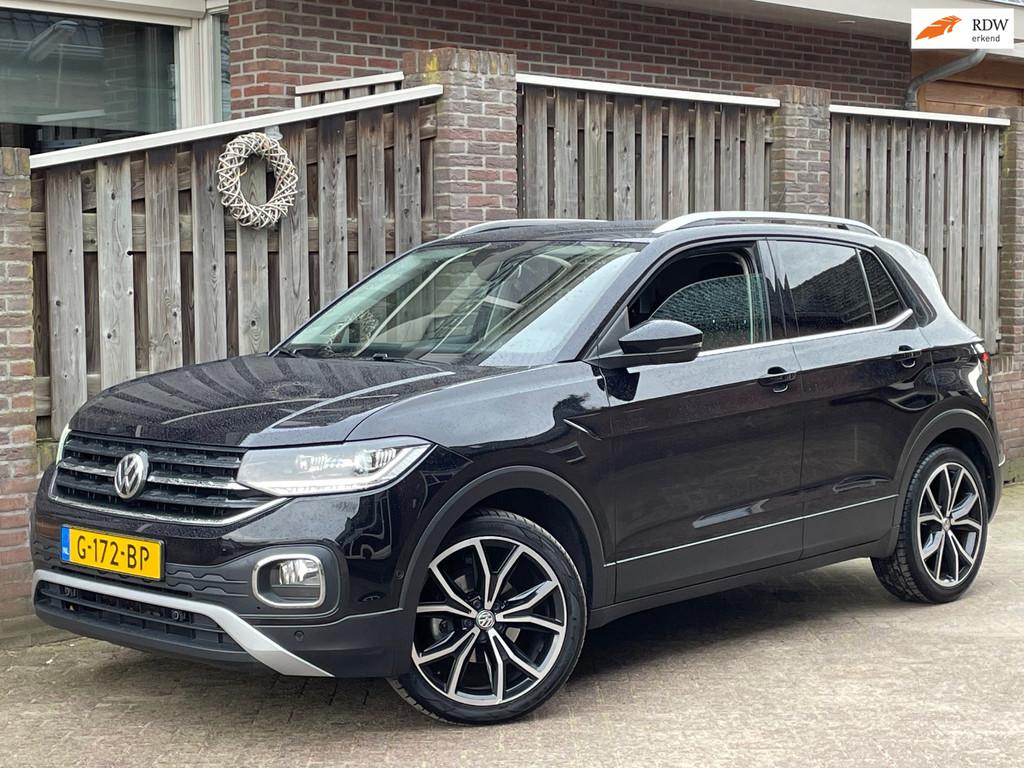 Volkswagen T-Cross 1.0 TSI Style Automaat, Apple carplay, NA, Gebruikt, 116 pk, Zwart, Origineel Nederlands