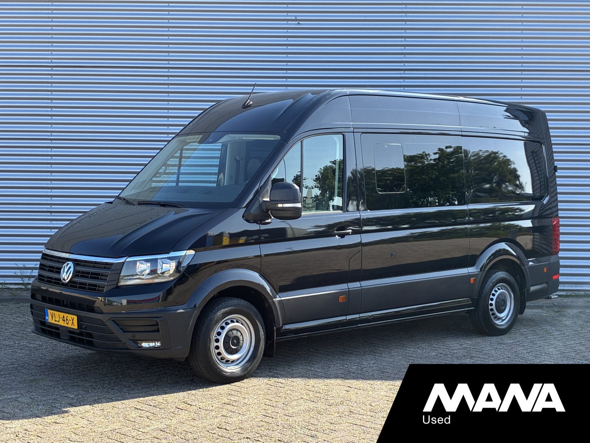 Volkswagen Crafter 35 2.0 TDI L3H3 Automaat Standkachel Crui, Auto's, Gebruikt, Euro 6, 4 cilinders, Zwart