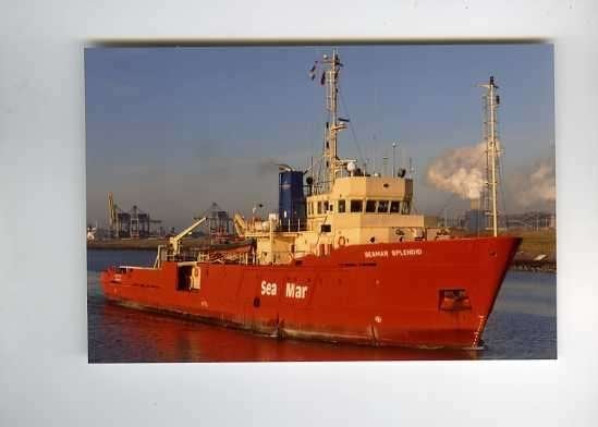 scheepvaart-foto-seamar splendid-2x, Ophalen of Verzenden, Zo goed als nieuw, Motorboot, Boek of Tijdschrift