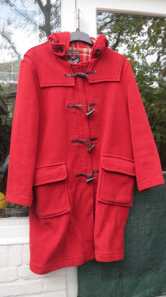 Gloverall duffel jas, 80% wol, winterjas, houtje touwtje, 40, Maat 38/40 (M), Verzenden, Gloverall, Gedragen