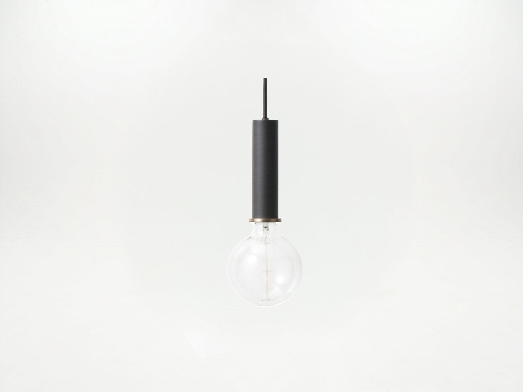 Ferm Living Socket Pendant High Zwart bij TheReSales, Huis en Inrichting, Lampen | Hanglampen, Ophalen, Zo goed als nieuw, Metaal