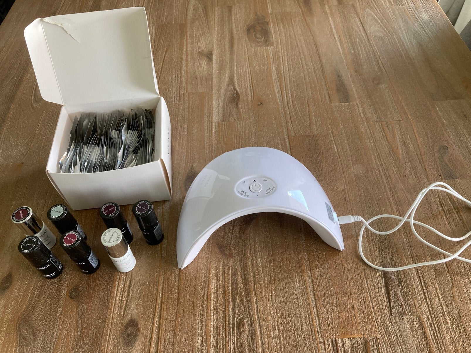 UV Lamp voor gel nagels, Gebruikt, Wit, Ophalen of Verzenden, Handen en Nagels