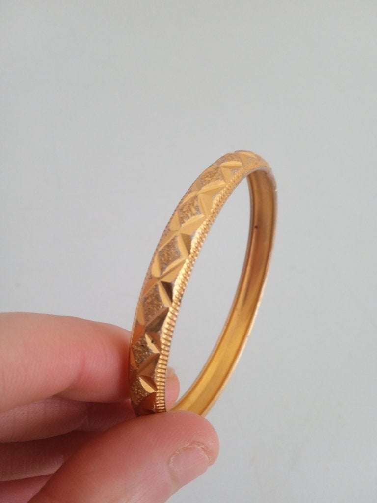 Gouden look armband, Verzenden, Nieuw, Goud, Staal