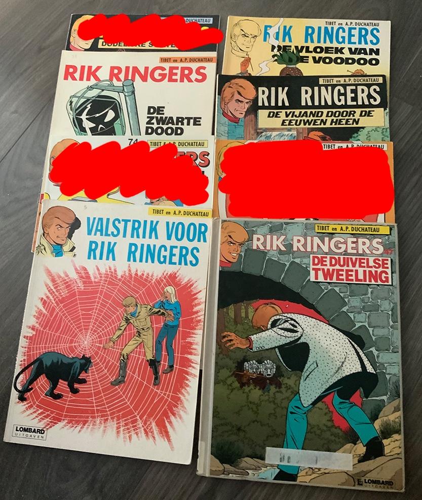Verzameling Rik Ringers, Boeken, Stripboeken, Gelezen, Meerdere stripboeken, Ophalen of Verzenden
