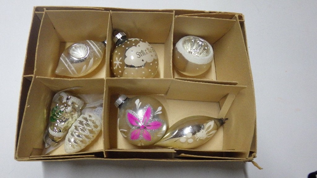 mooie oude kerstballen, Ophalen of Verzenden, Gebruikt