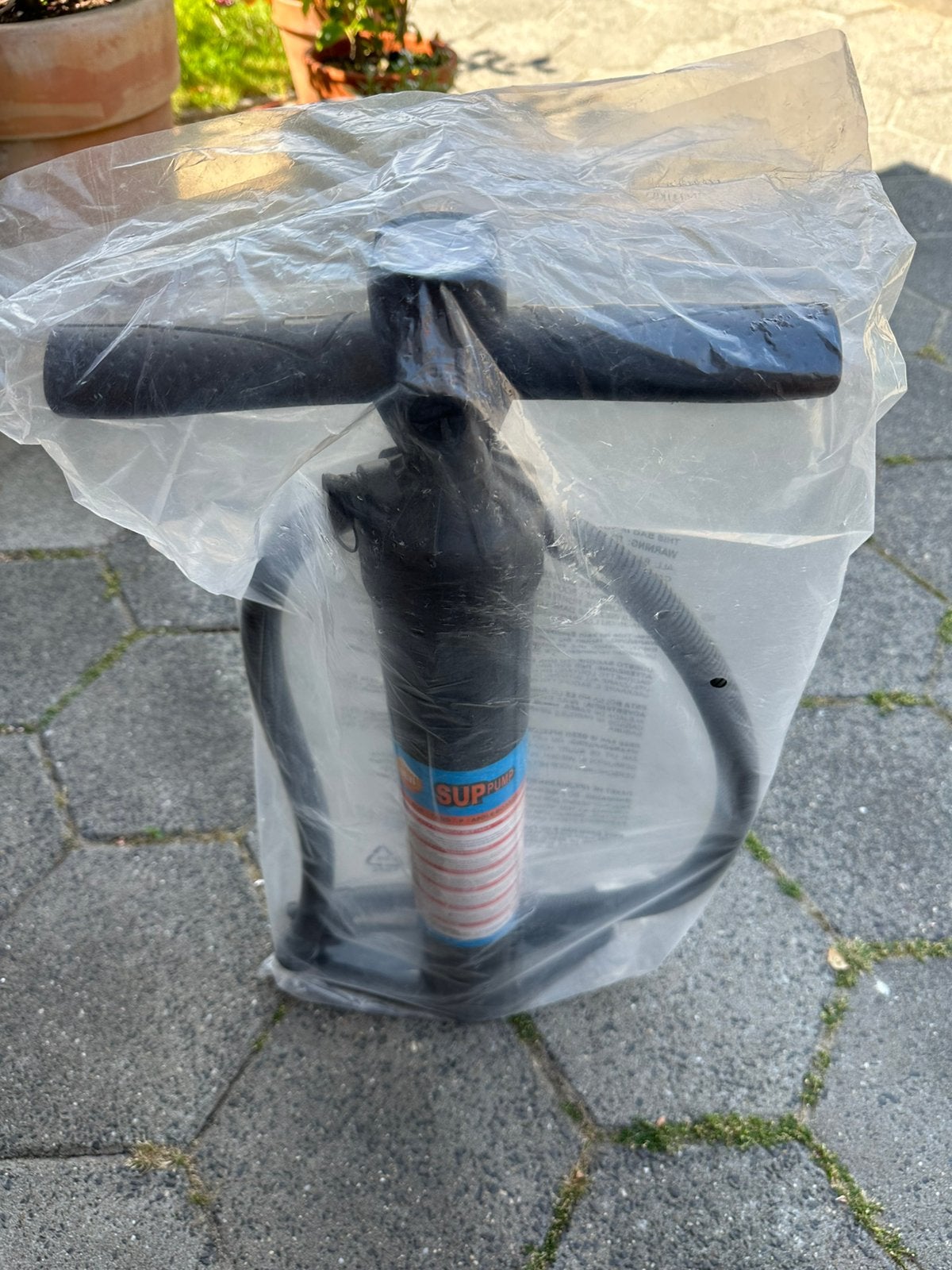 Suppomp met manometer nieuw in de verpakking, Watersport en Boten, Suppen, Ophalen of Verzenden, Nieuw, SUP-accessoire