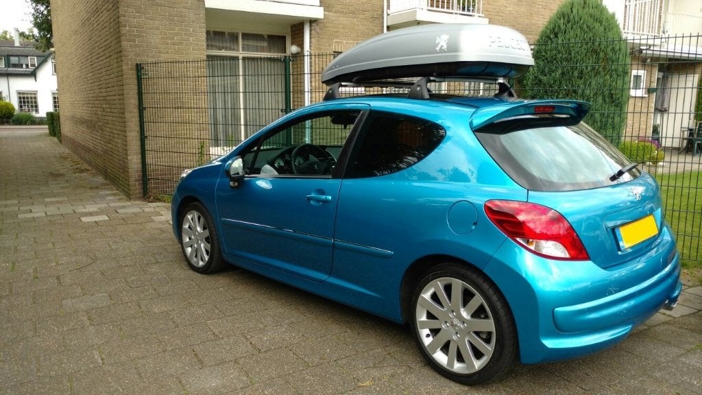 Originele Peugeot dakkoffer + evt. dakdragers, Auto diversen, Dakkoffers, Ophalen, Zo goed als nieuw
