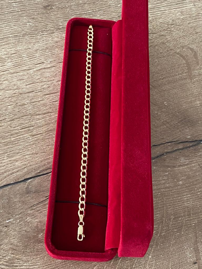 Mooie 14 karaat gouden armband 585 goud, -, -, Nieuw, Ophalen of Verzenden