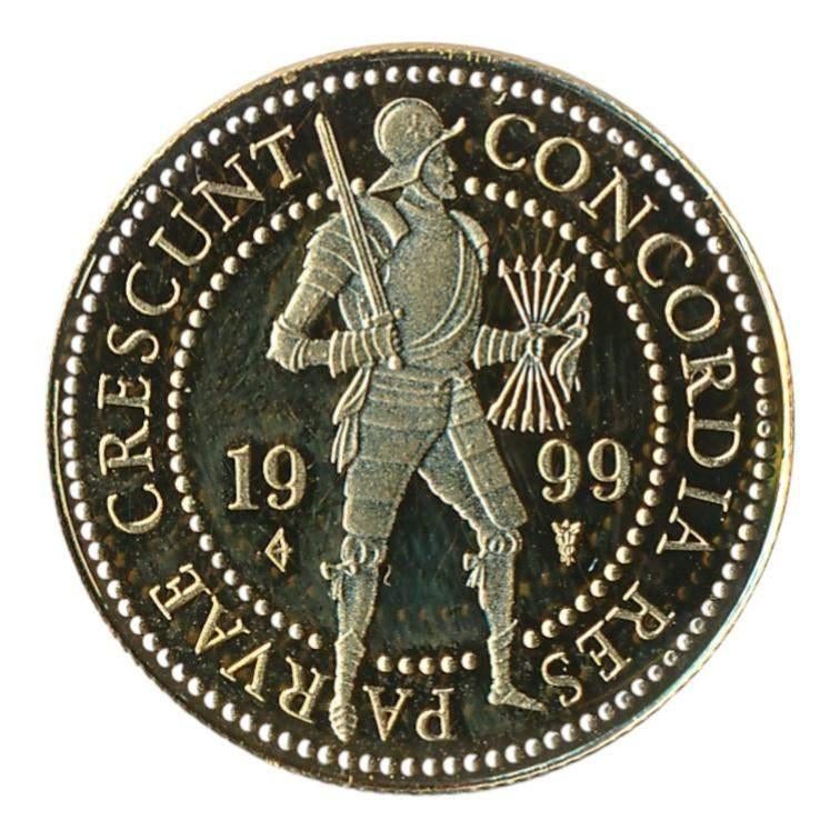 Nederland Gouden Dubbele Dukaat 1999, Ophalen of Verzenden, Goud