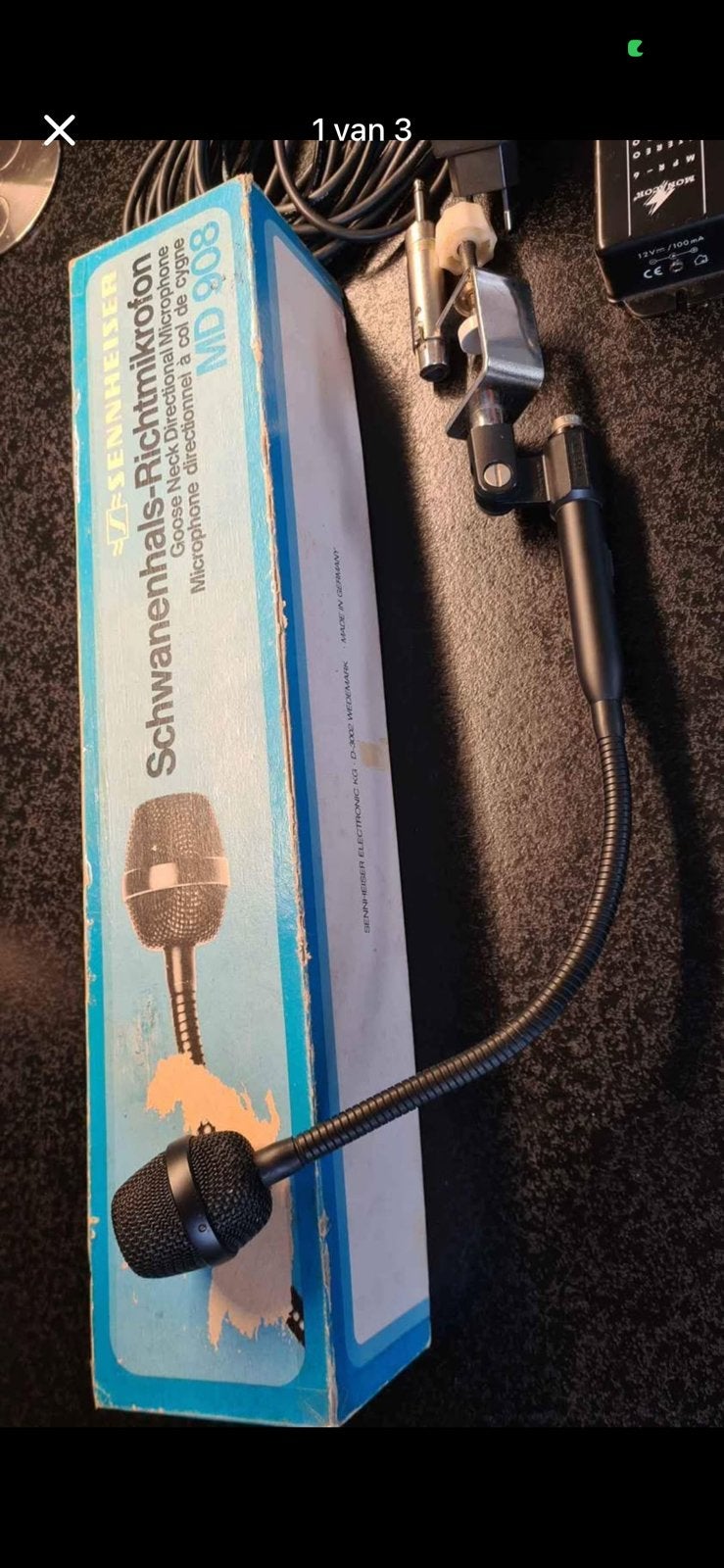 Sennheiser professionele microfoon  md 908, Ophalen, Zo goed als nieuw
