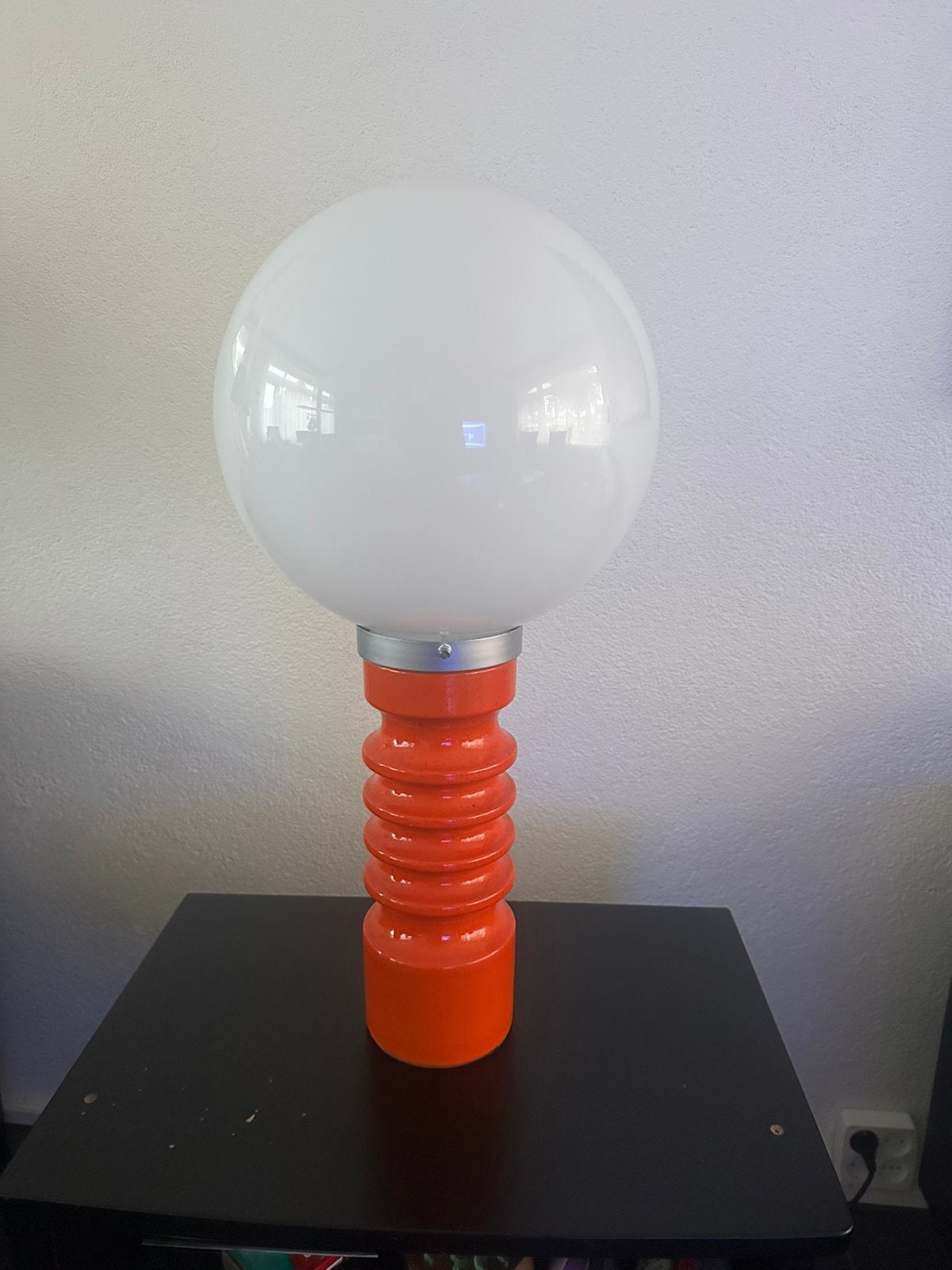 CARL ZALLONI TAFELLAMP, Ophalen, Zo goed als nieuw, E27 (groot), Gloeilamp