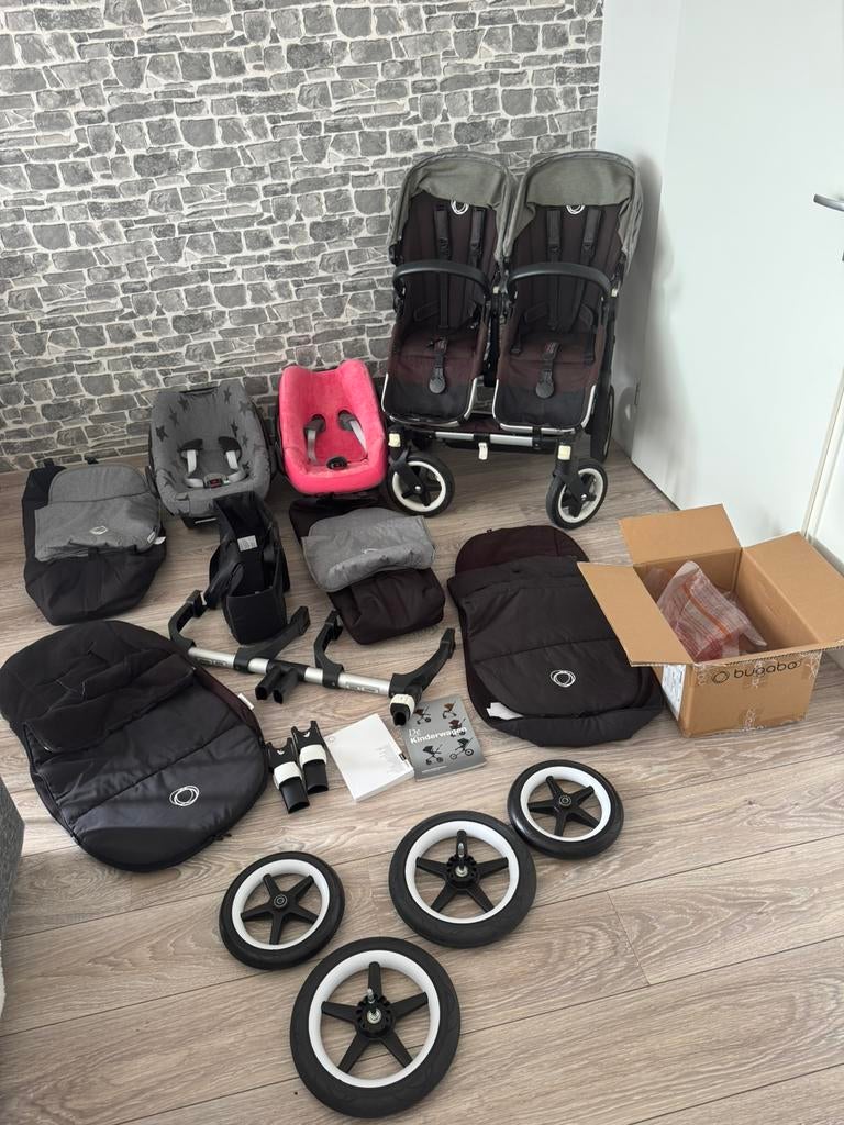 Bugaboo donkey duo overcompleet + set nieuwe banden, Ophalen, Gebruikt, Bugaboo