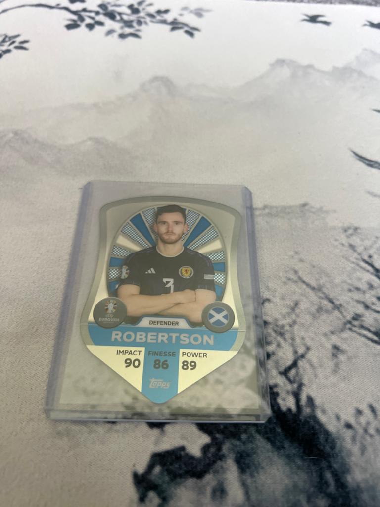 Topps Match Attax Andy Robertson Kaart, Ophalen of Verzenden, Zo goed als nieuw, Buitenlandse clubs, Spelerskaart