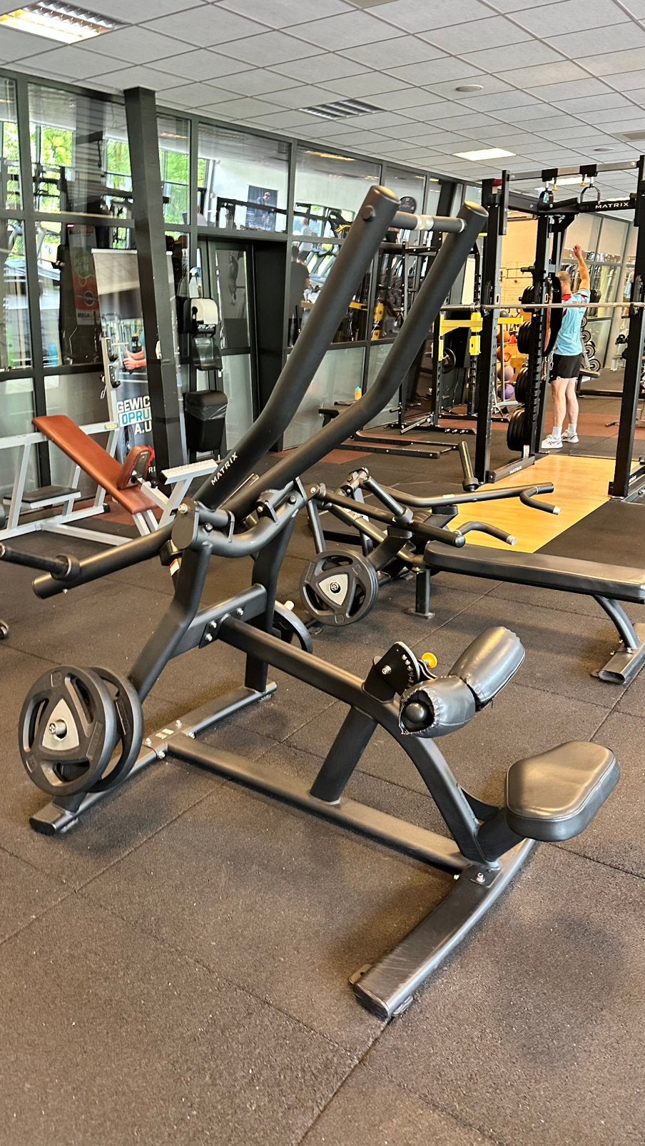 Matrix Plate loaded Lat Pull, Ophalen, Info@defitnessmakelaar.nl, Gebruikt, Armen