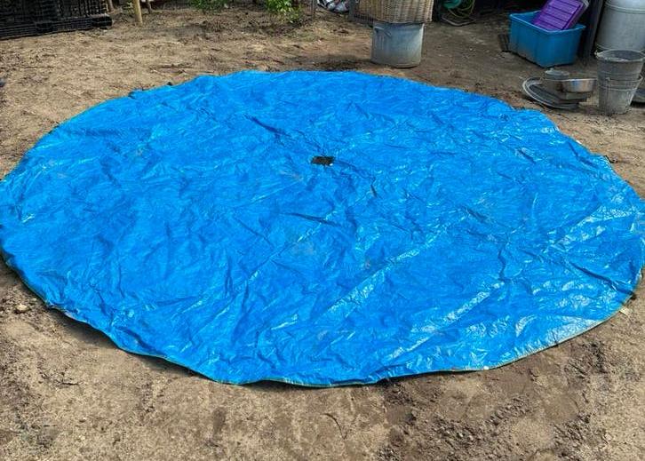 Trampoline zeil afdekzeil 3.30 m, Kinderen en Baby's, Speelgoed | Buiten | Trampolines, Gebruikt, Verzenden