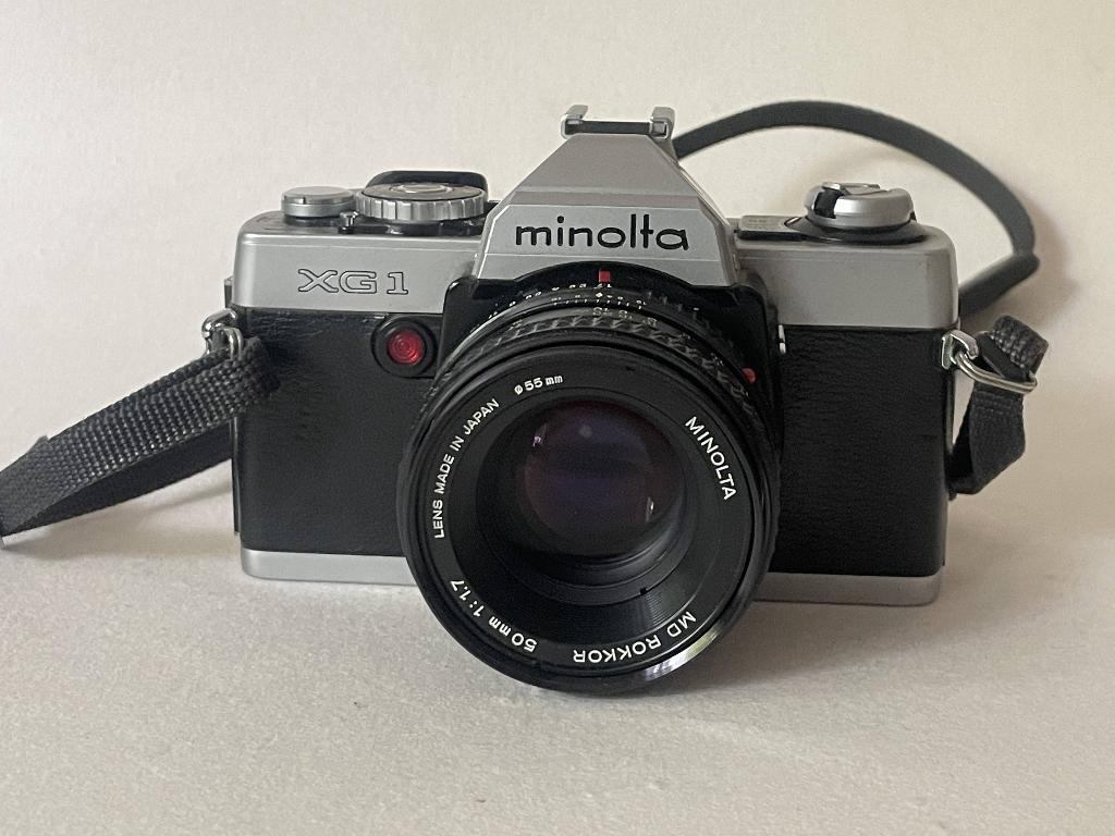 Minolta XG 1, Ophalen of Verzenden, Zo goed als nieuw, Spiegelreflex, Minolta