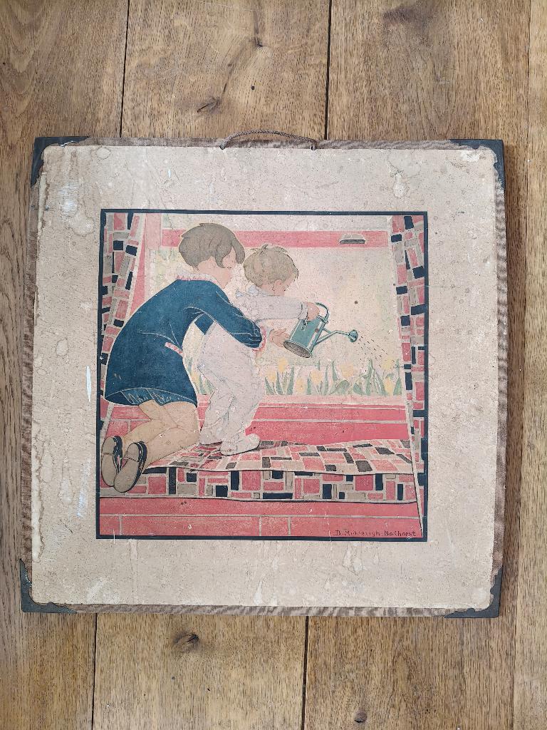 4 Prenten, illustraties van Berhardina Midderigh-Bokhorst, Antiek en Kunst, Ophalen of Verzenden