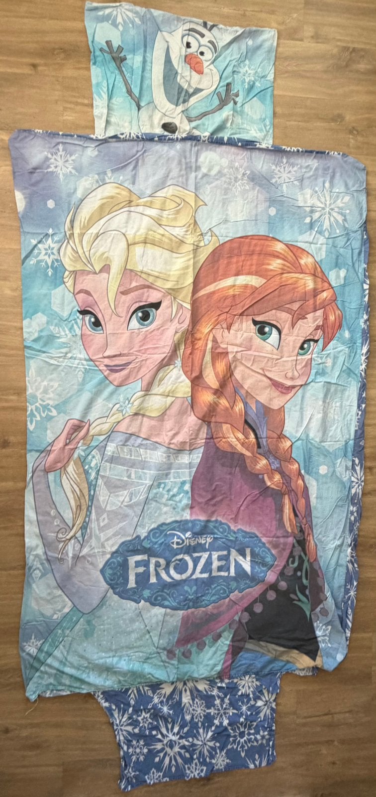 Frozen dekbedovertrek, Kinderen en Baby's, Ophalen, Meisje, Dekbedovertrek, Zo goed als nieuw