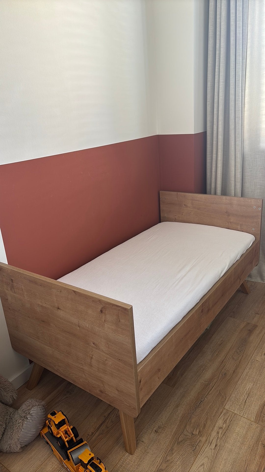 Meegroeibed Vintage Petit Amelie incl. Matras, 70 tot 85 cm, 140 tot 160 cm, Zo goed als nieuw, Ophalen