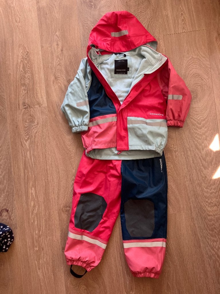 Didriksons Boardman outdoor pak maat 110, Ophalen, Gebruikt, Jongen of Meisje, Setje