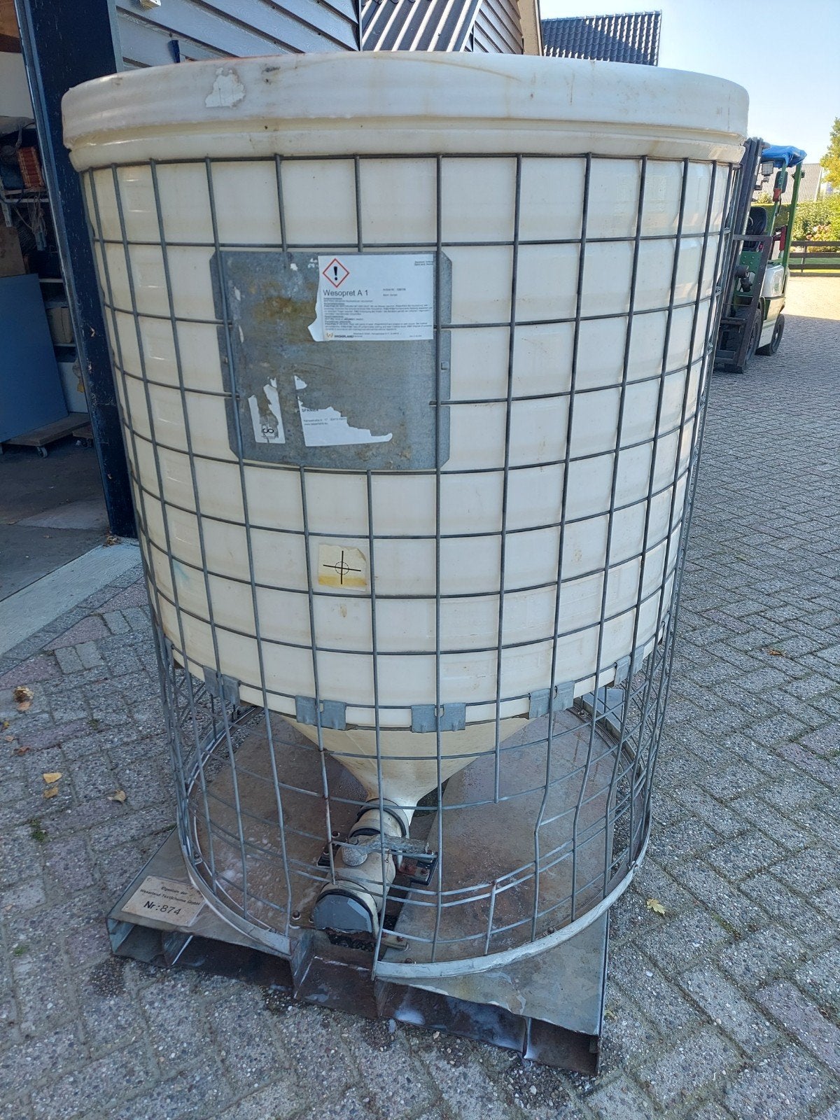 silo regenton voersilo afwateropslag wateropslag, 150 liter of meer, Ophalen, Gebruikt, Kunststof