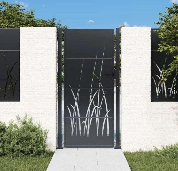 Stalen tuinpoort tuinhek draaihek zwart gras GRATIS BEZORGD!, Verzenden, Nieuw, Nvt, Looppoort