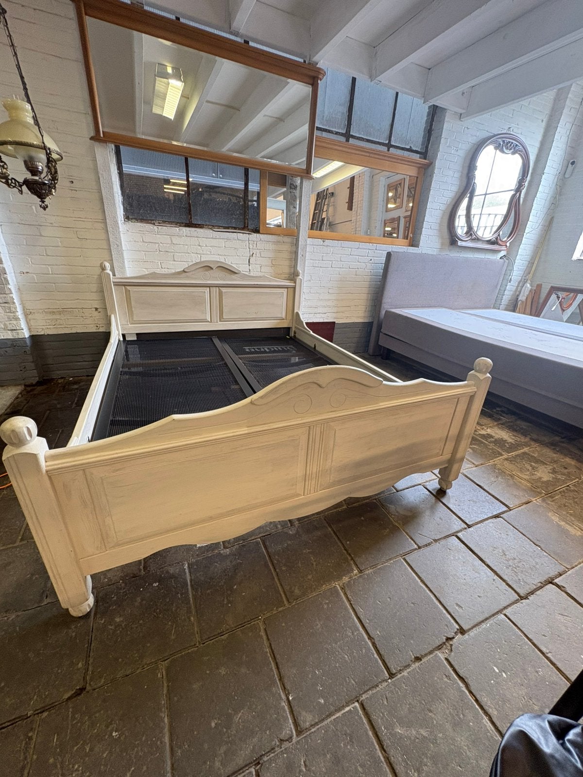 Leuk bed 160-200 cm, Ophalen, Gebruikt, Tweepersoons, 160 cm