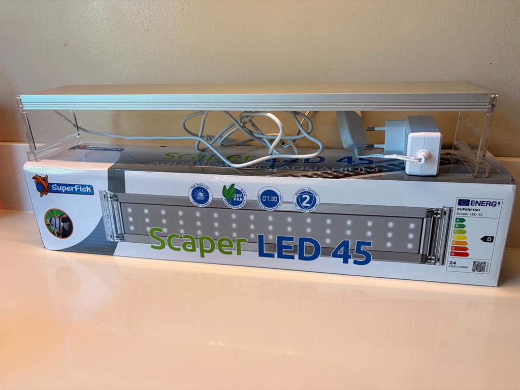 Superfish Scaper LED 45 aquarium lamp NIEUW, Dieren en Toebehoren, Ophalen, Nieuw, Verlichting of Verwarming, Superfish