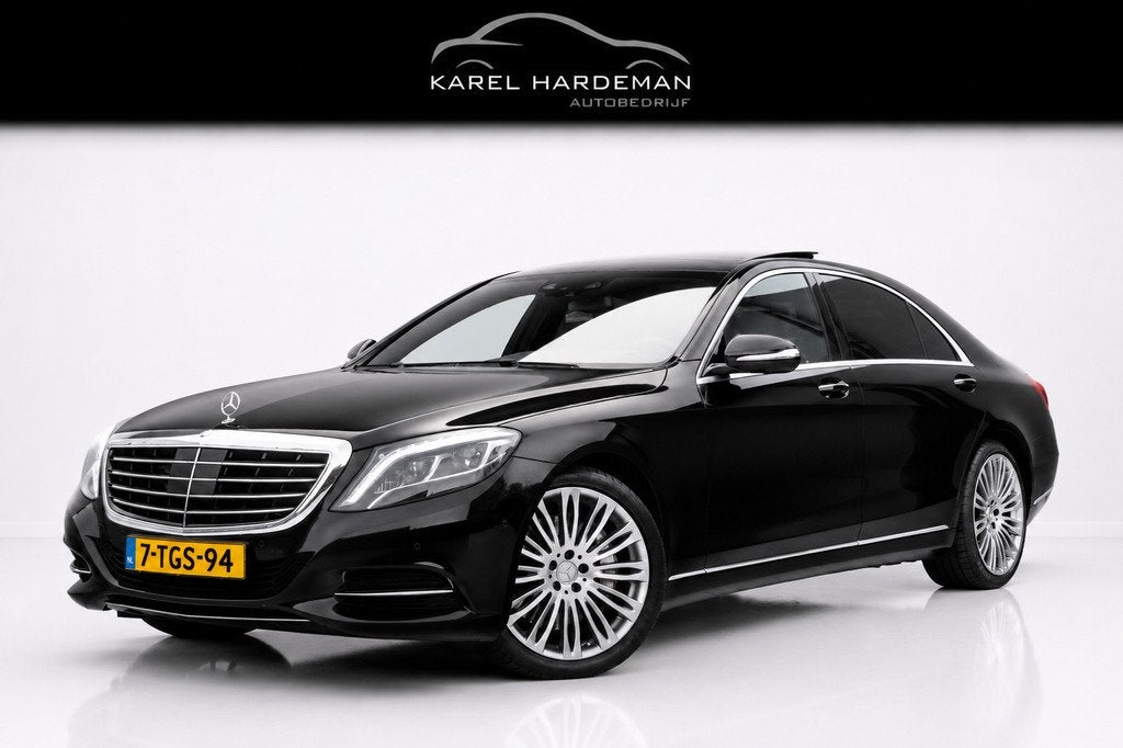 Mercedes-Benz S-klasse 500 4Matic Lang Edition 1 | STOELMASS, Gebruikt, Zwart, Vierwielaandrijving, Sedan