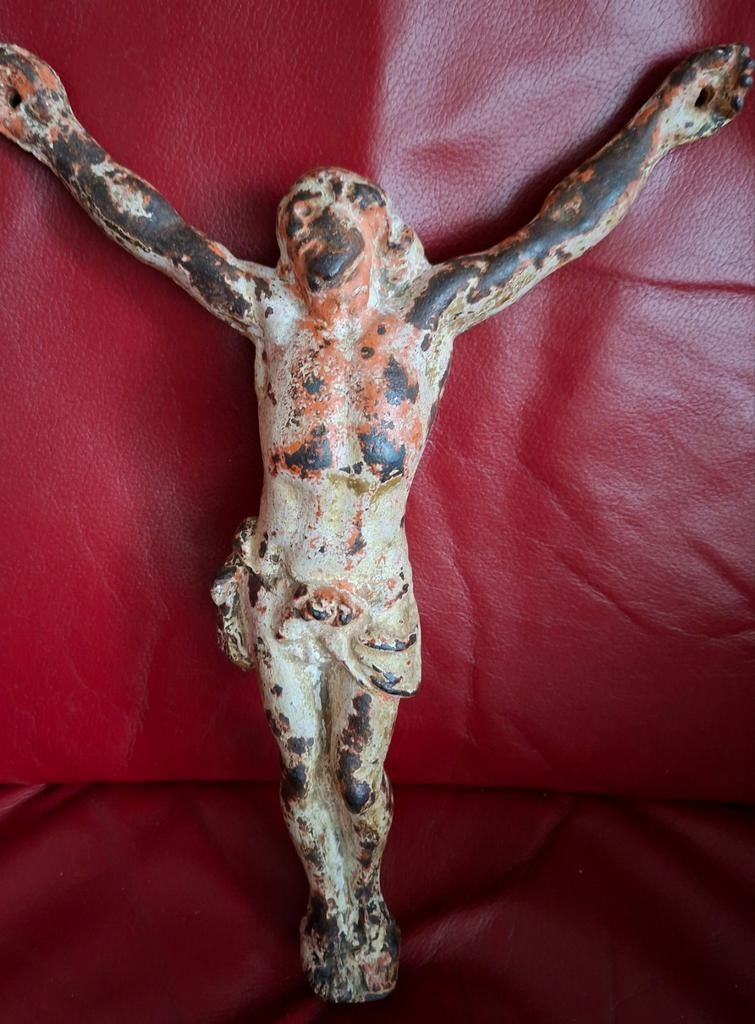 Antieke ijzeren Corpus  Middeleeuwen tijdperk, Antiek en Kunst, Antiek | Religie, Ophalen of Verzenden