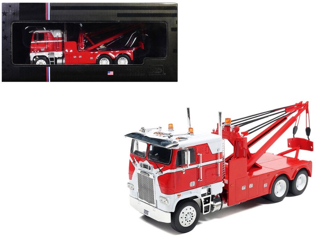 Freightliner FLA Tow Truck 1987 rood/wit van IXO Trucks 1:43, Overige merken, Nieuw, IXO Trucks, Ophalen of Verzenden