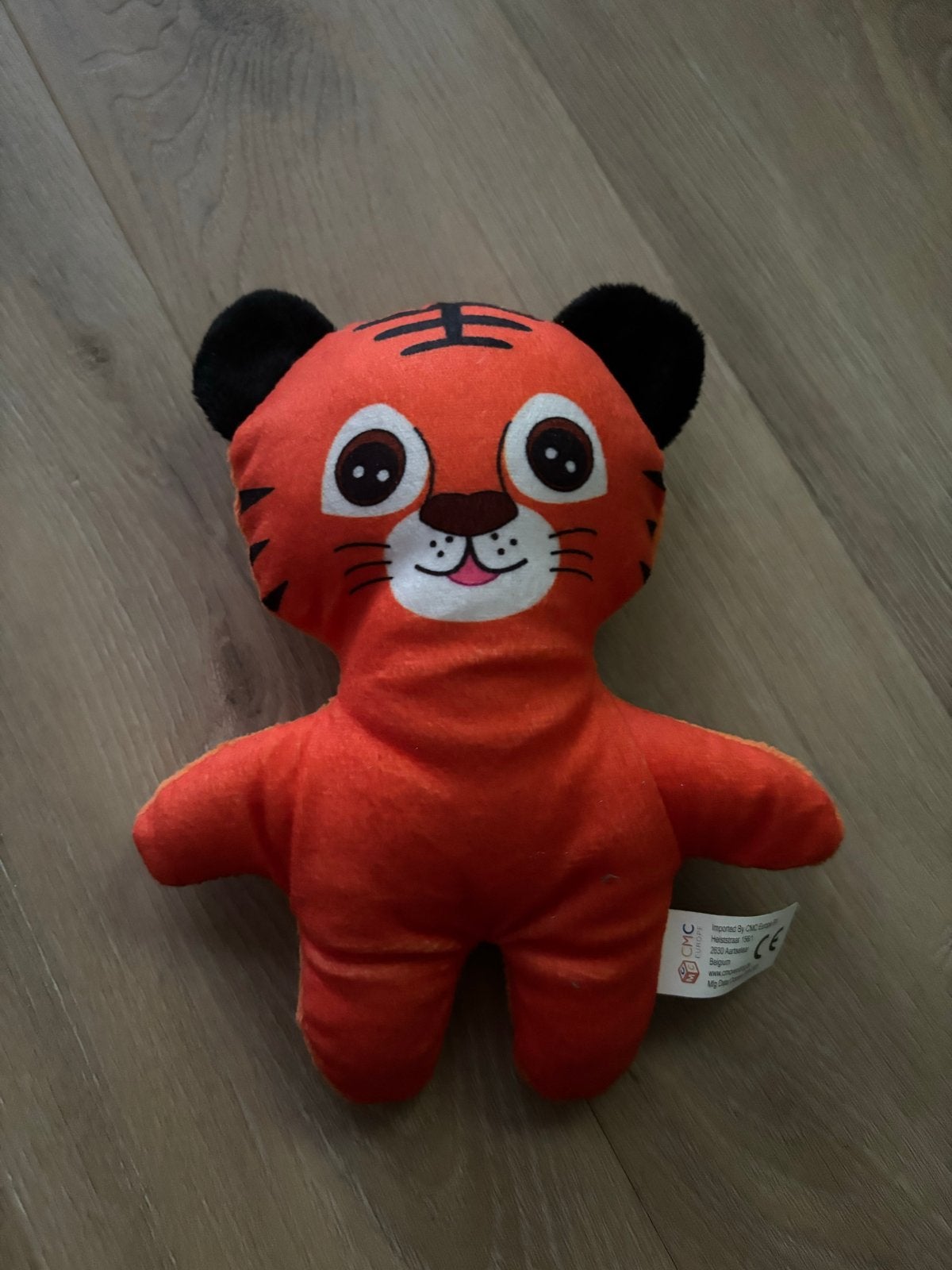 Leuke oranje tijger knuffel - Zo goed als nieuw, Ophalen, Oranje, Overige merken, Overige karakters