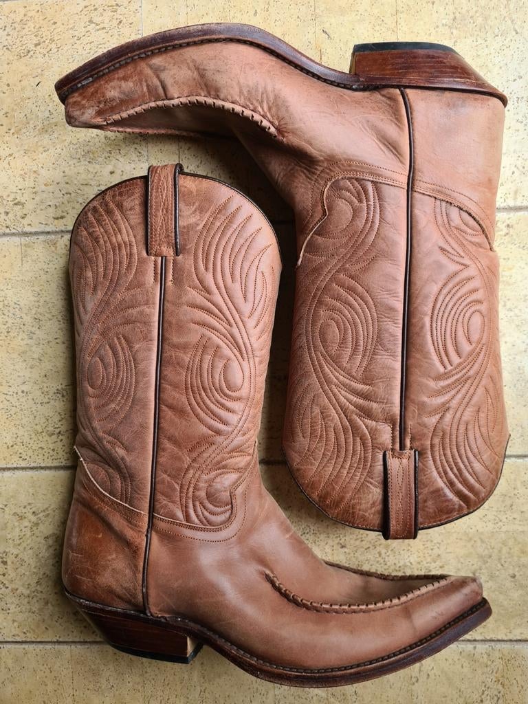 Tony Mora western boots mt 44. Cowboy laarzen. Cognac, Kleding | Heren, Schoenen, Ophalen of Verzenden, Bruin, Boots