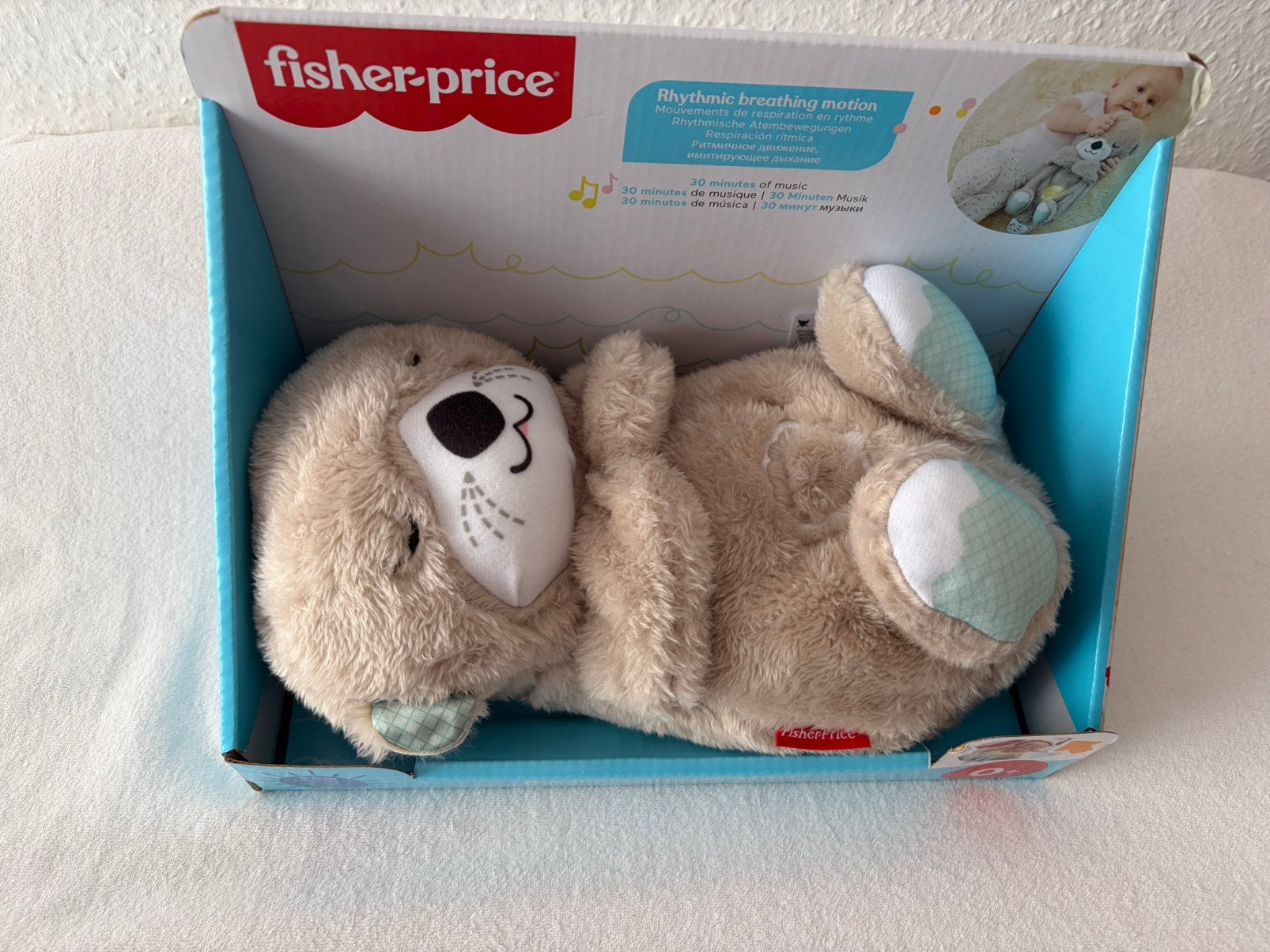 Fisher-Price Bedtijd Otter / Soothe 'n Snuggle Otter – Nieuw, Overige merken, Overige karakters, Overige typen, Grijs