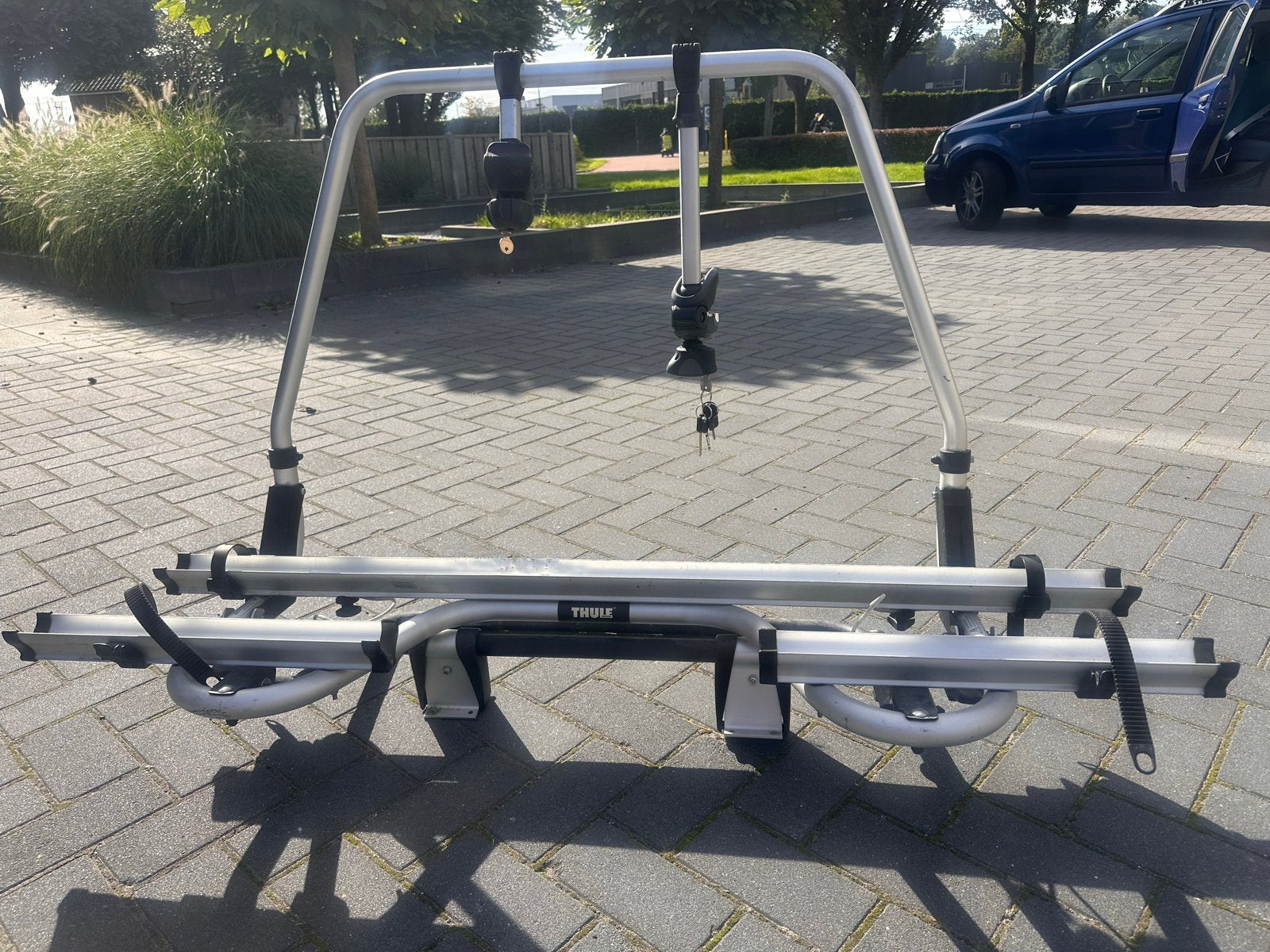 Thule Fietsendrager Caravan - Draai/Kiep/Kantel Systeem, Caravans en Kamperen, Ophalen of Verzenden, Gebruikt