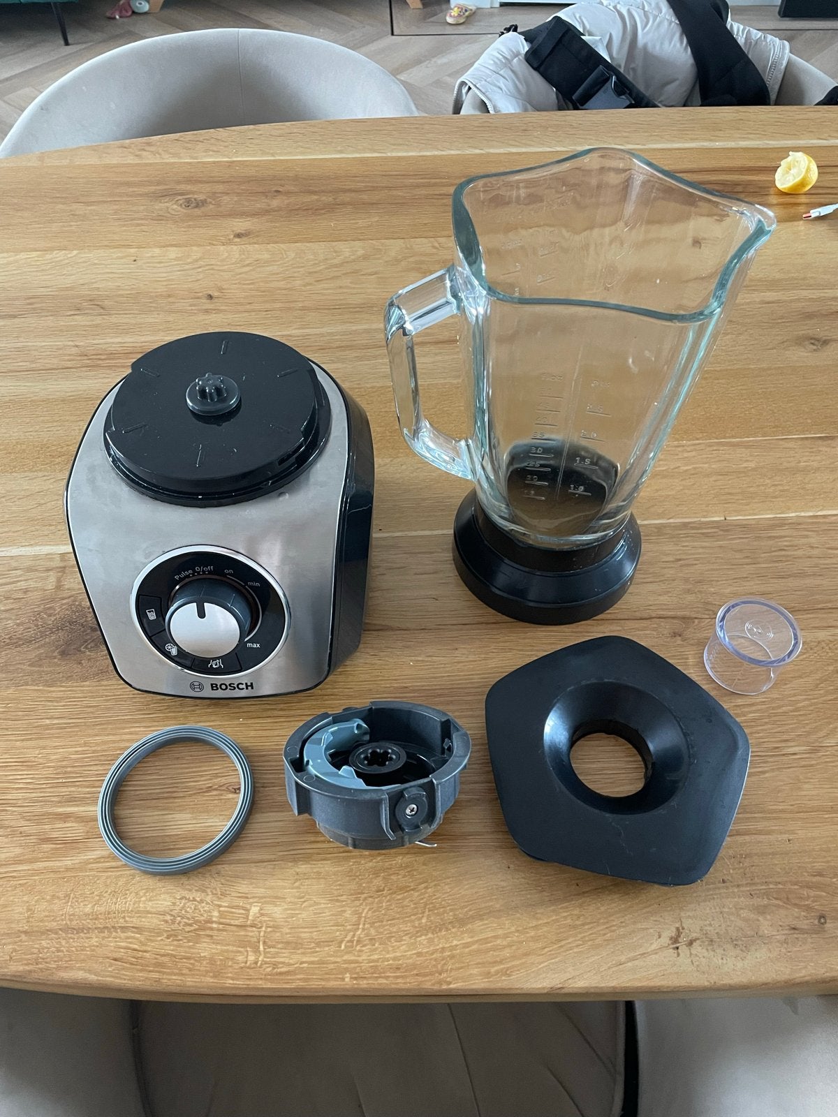 Bosch SilentMixx Blender - Krachtig en Stil, Gebruikt, 1 tot 2 liter, 3 snelheden of meer, Ophalen of Verzenden