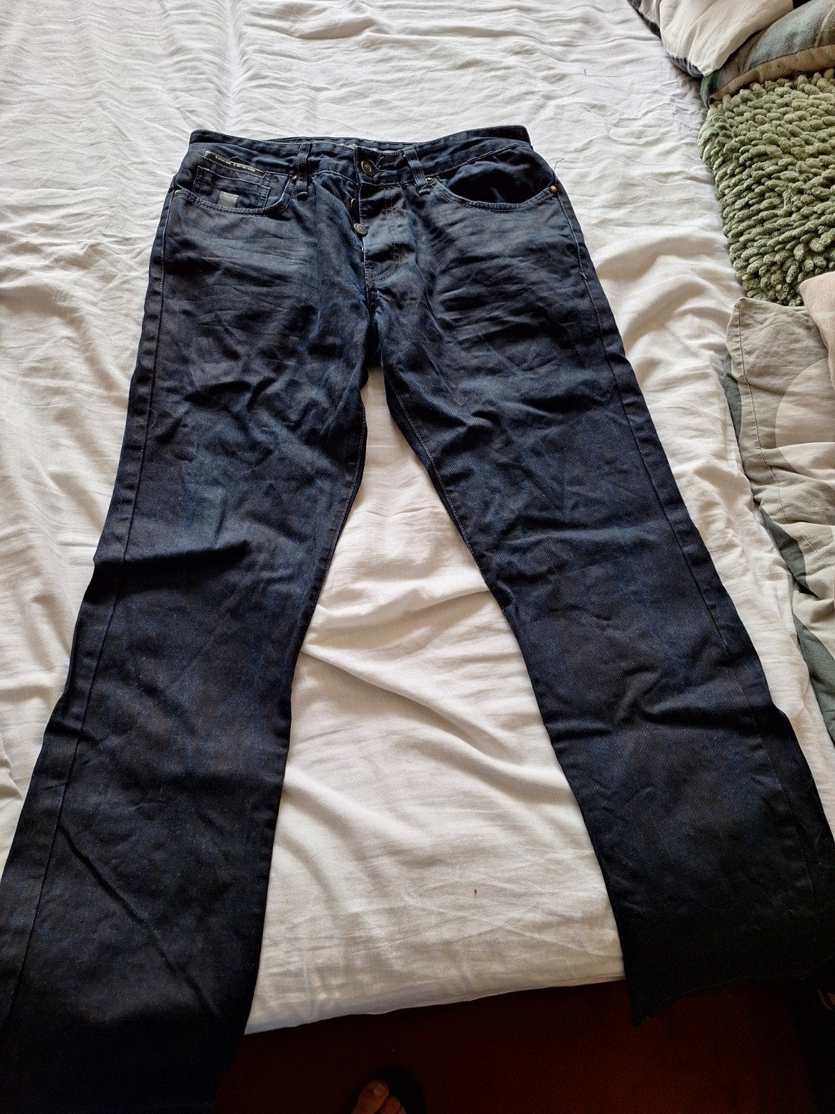 G-star broeken, Ophalen of Verzenden, Zo goed als nieuw, Blauw, W32 (confectie 46) of kleiner