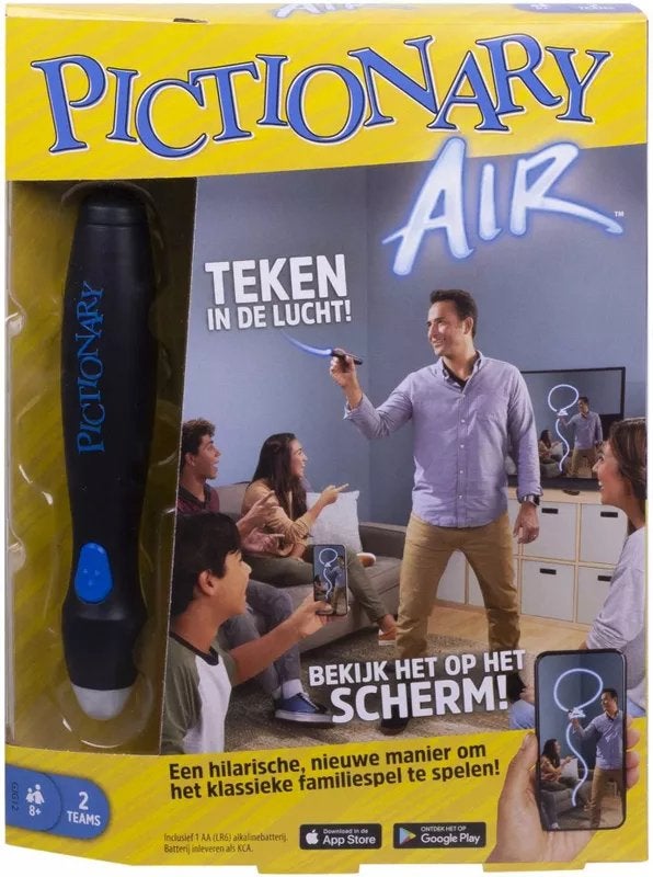 PICTIONARY AIR ONGEBRUIKT, Hobby en Vrije tijd, Gezelschapsspellen | Bordspellen, Ophalen of Verzenden, Nieuw