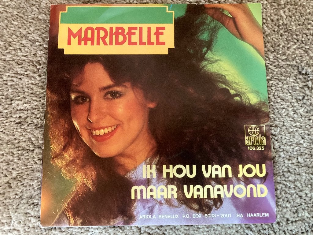 Maribelle Ik hou van jou, Cd's en Dvd's, 7 inch, Ophalen of Verzenden, Zo goed als nieuw, Overige typen