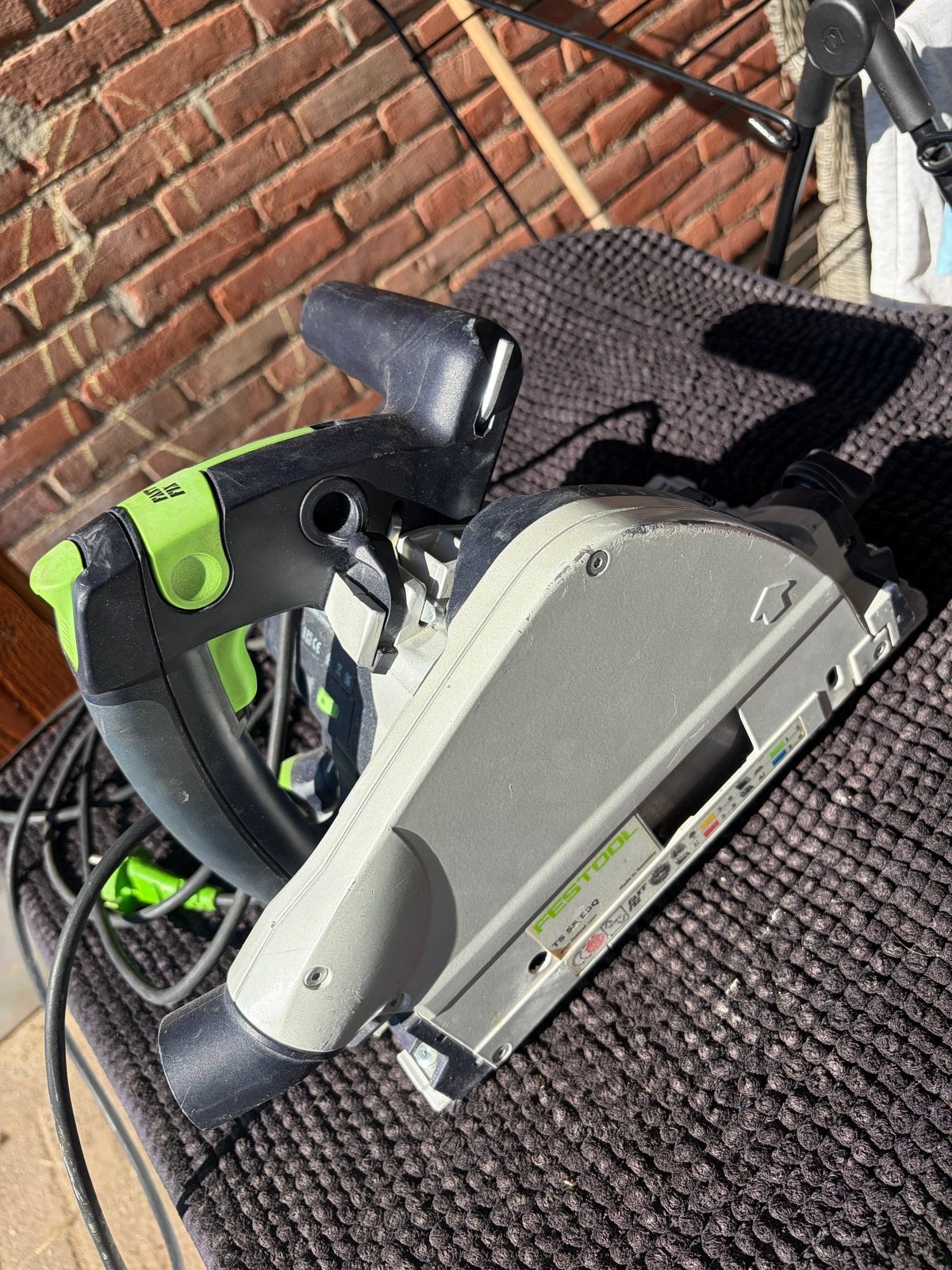 Festool TS 55 EBQ invalzaag - Gebruikt, Doe-het-zelf en Verbouw, Gereedschap | Zaagmachines, Ophalen, Gebruikt, Invalzaag, 30 tot 70 mm