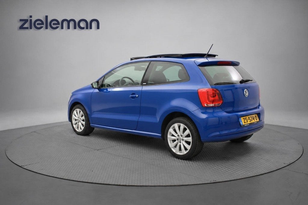 Volkswagen POLO 1.2 Style Edition - Panorama, Airco, Cruise,, Euro 5, Met garantie (alle), 1198 cc, Bedrijf