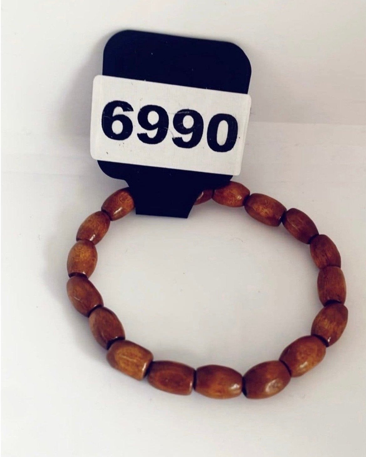 Nieuwe houten kralen armband, Verzenden, Nieuw, Bruin, Hout