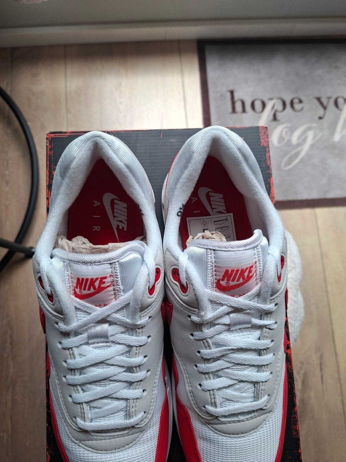 Brand new Nike Air Max 1 '86 OG "University Red" (Big Bubble, Kleding | Dames, Schoenen, Nike, Nieuw, Ophalen of Verzenden, Sneakers of Gympen