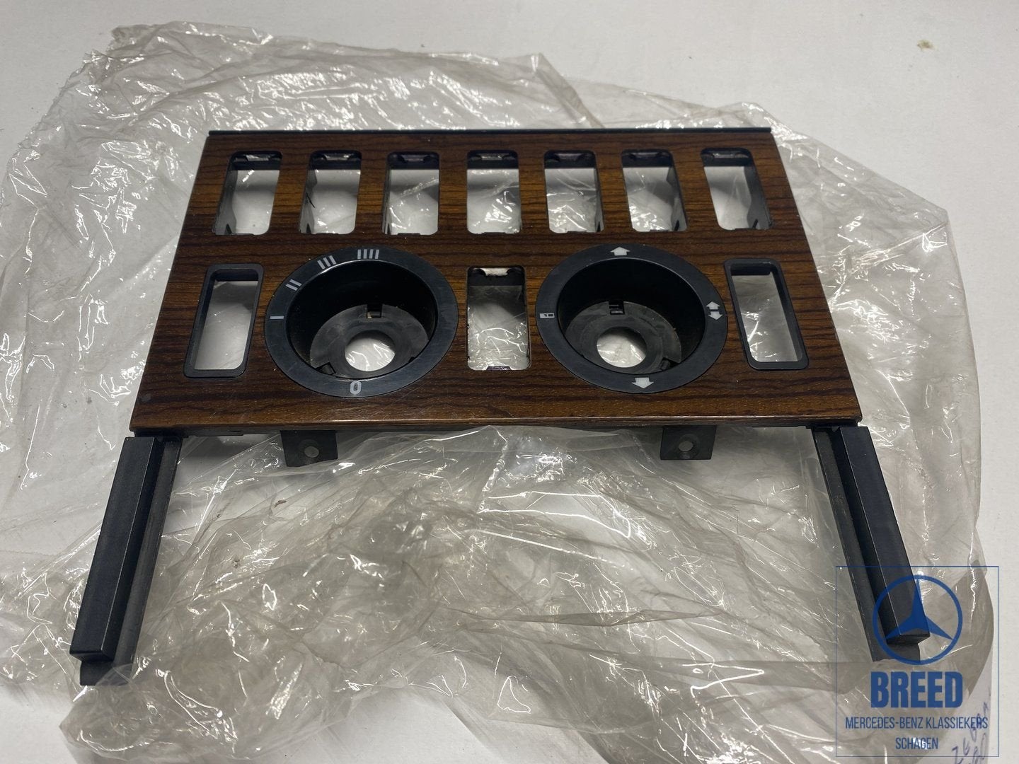 Zebranopaneel middenconsole voor Mercedes-Benz W126, Auto-onderdelen, Interieur en Bekleding, Gebruikt, -, Ophalen of Verzenden